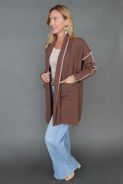 Everyday Ease Whipstitch Cardigan *Final Sale*