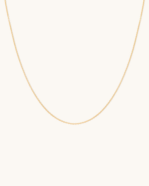 Extra Fine Cable Chain Necklace