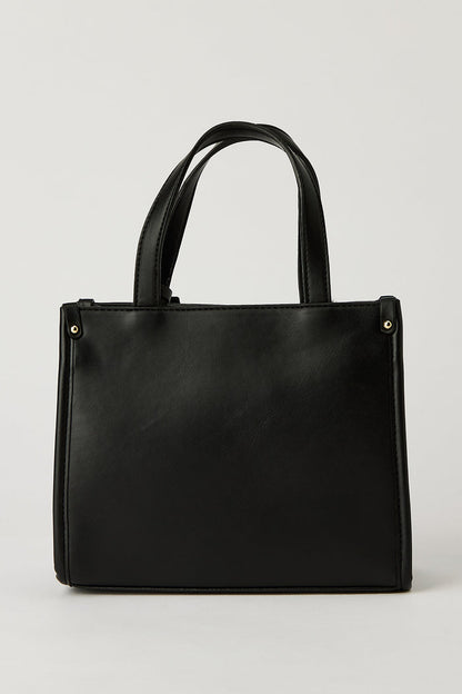 Faux Leather Mini Hand Bag