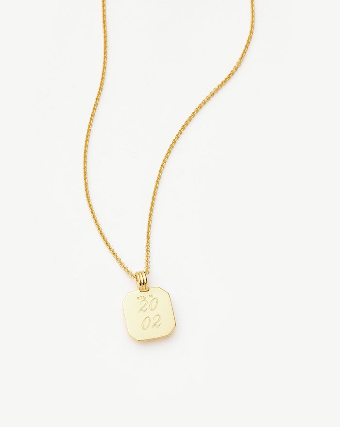 February Birthstone Pendant Necklace | 18k Gold Vermeil/Amethyst Necklaces Missoma