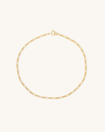 Figaro Chain Bracelet