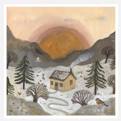 First Light 20x20cm Print
