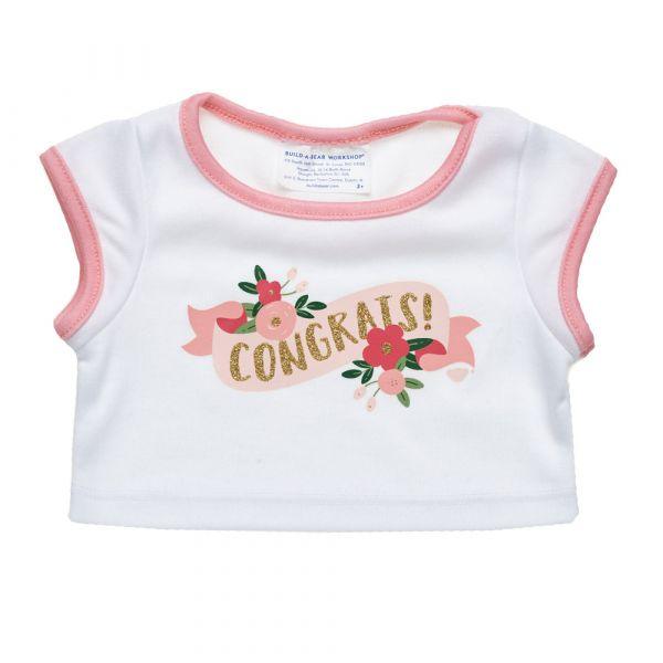 Floral Congrats Tee - Build-A-Bear Workshop Australia