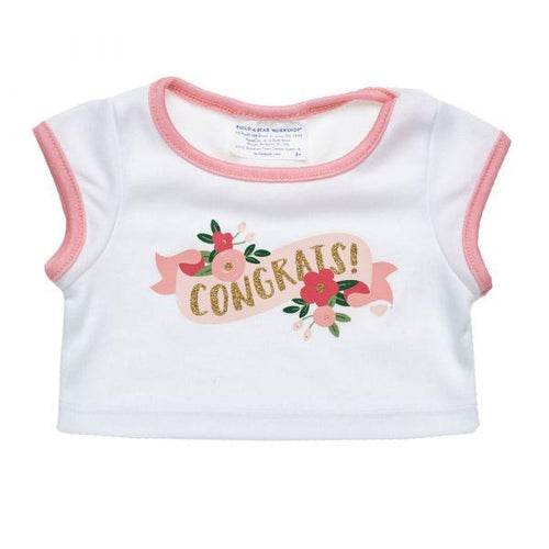Floral Congrats Tee - Build-A-Bear Workshop Australia