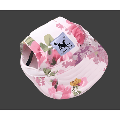 AE-GOUGOU Hats SM Floral Creme Baseball Pet Cap