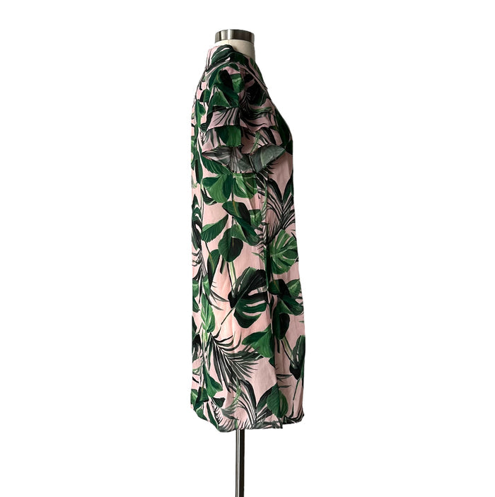 Floral Pink Dress - M