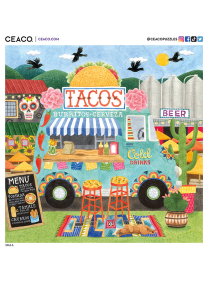 Food Trucks - Taco Truck 2- 500 Piece Puzzle