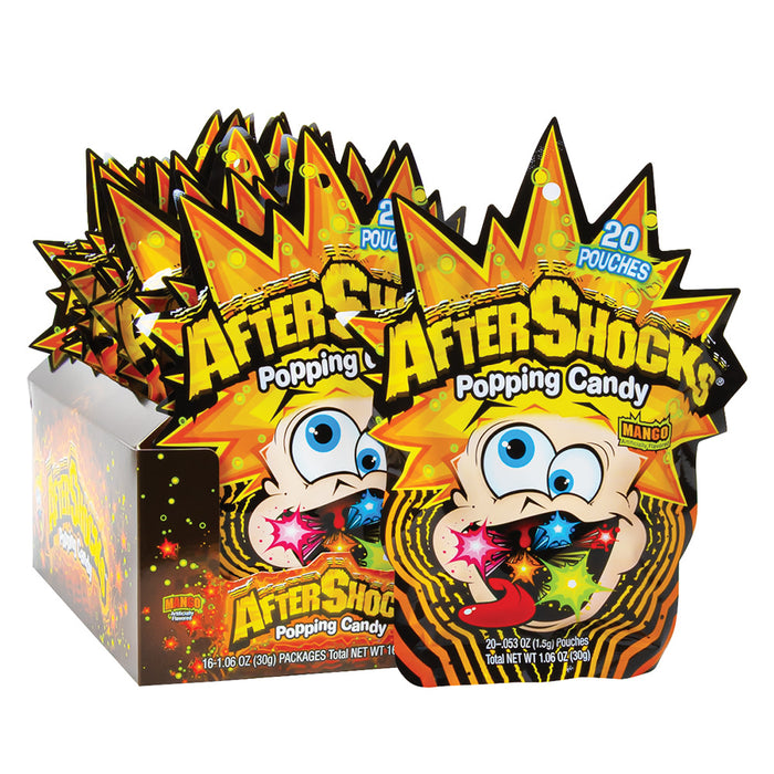 Foreign Candy Aftershocks Mango Popping Candy - 16 Count