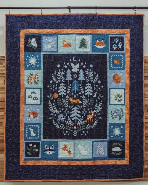 Forest Creatures Panel Quilt (Downloadable Pattern)