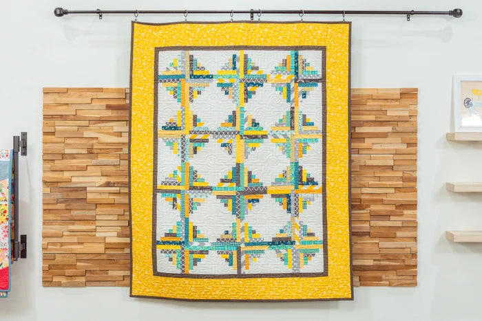 Foundation Paper Pieced Log Cabin Quilt (Downloadable Pattern)