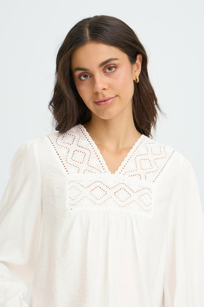 Fransa FRBLONDAS blouse style 20617813 in colour 114800 – women’s long-sleeve blouse