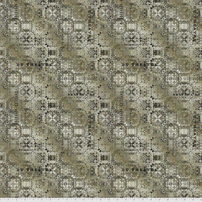 FreeSpirit Fabrics - Tim Holtz Abandoned II - Du Theater - Neutral - PWTH139.NEUTRAL - Sold by the Half Yard