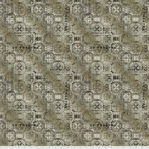 FreeSpirit Fabrics - Tim Holtz Abandoned II - Du Theater - Neutral - PWTH139.NEUTRAL - Sold by the Half Yard