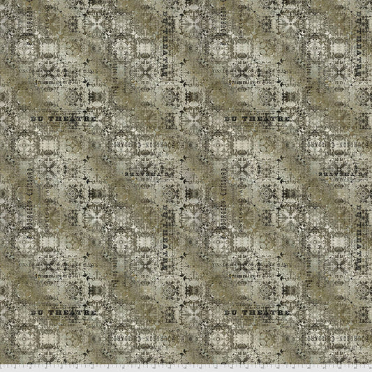FreeSpirit Fabrics - Tim Holtz Abandoned II - Du Theater - Neutral - PWTH139.NEUTRAL - Sold by the Half Yard