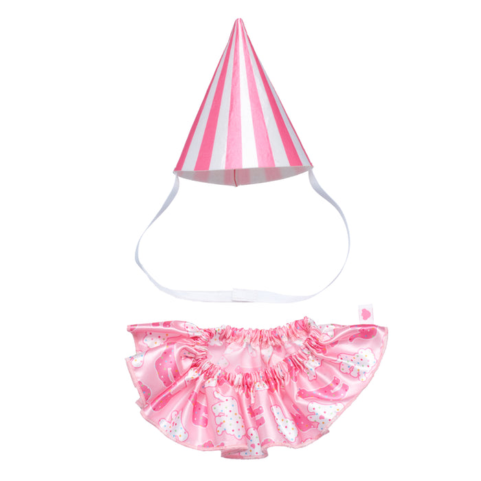 Frosted Animal Cookie Hat and Collar Set