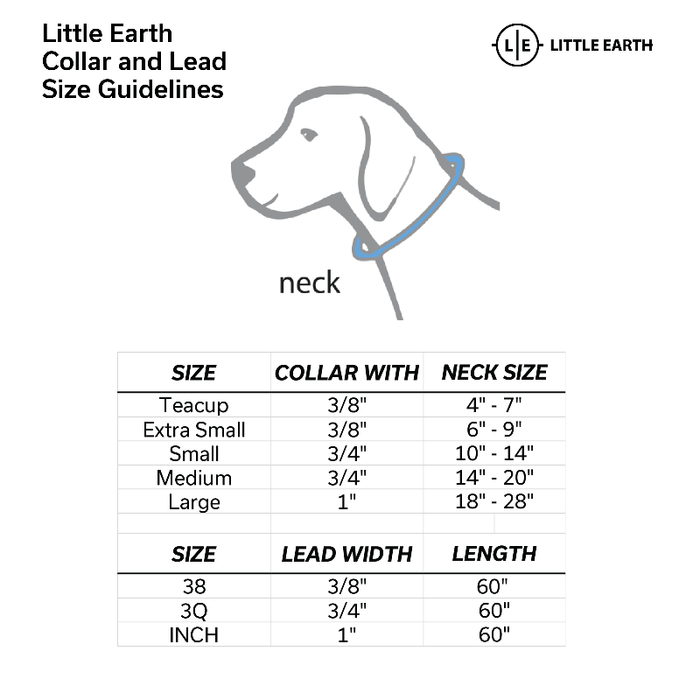 Little Earth Productions Collars GA Bulldogs Black Team Dog Collar
