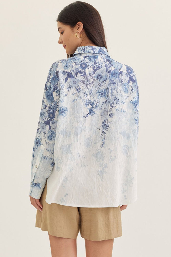 Garden Stroll Button Down Top