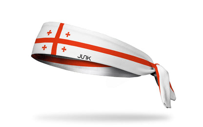 Georgia Flag Tie Headband - View 1