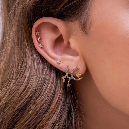 Girls Crew Teeny Tiny Galaxy Studs - Multiple Options