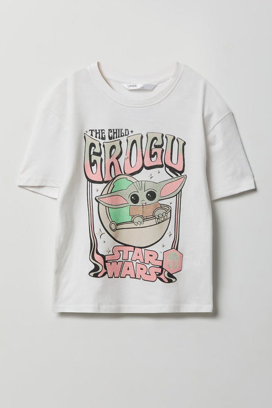 Girls Star Wars Grogu Graphic T-Shirt