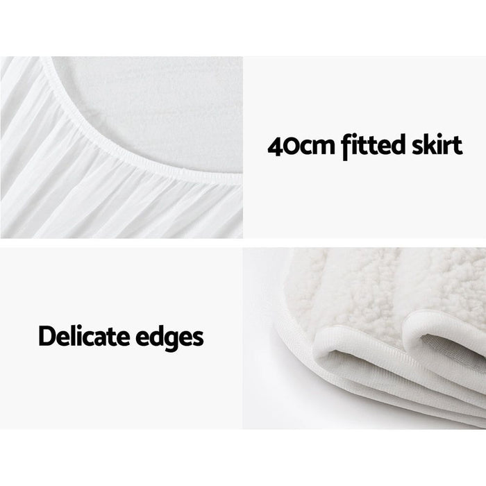 Giselle Bedding Double Size Electric Blanket Fleece -Home Living Store - -