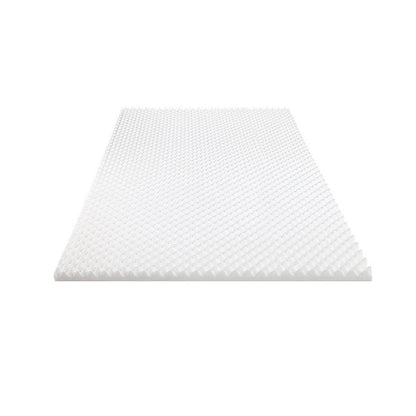 Giselle Bedding Memory Foam Mattress Topper Egg Crate 5cm Queen -Home Living Store - -