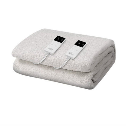 Giselle Bedding Queen Size Electric Blanket Fleece -Home Living Store - -