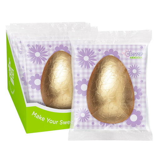 Golden Egg Foiled Milk Chocolate Candy - 18 Count