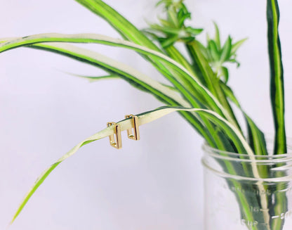 Golden Hinge Earrings