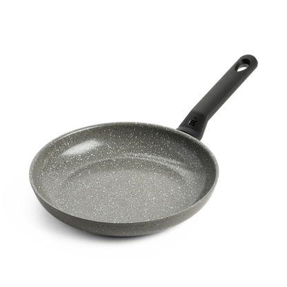 Granite koekenpan zwart zijaanzicht