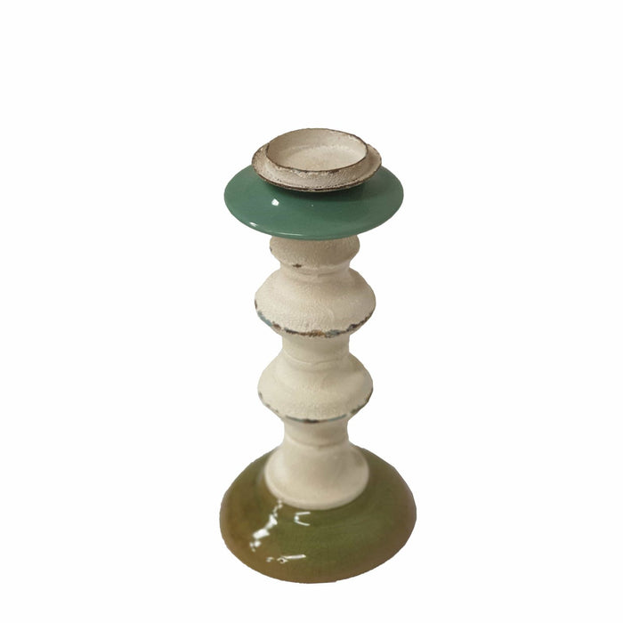 Green Base Antique Candle Holder by Urban Style -Home Living Store - -