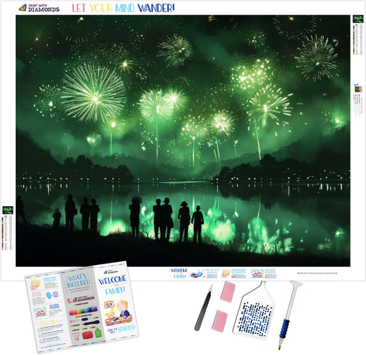 Green Fireworks