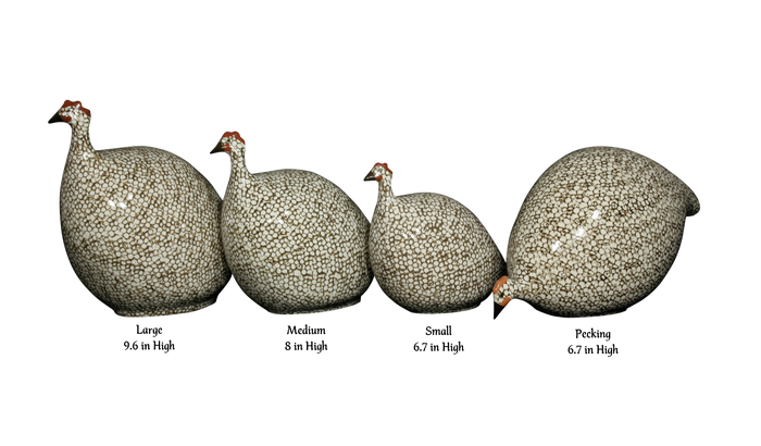 Guinea Fowl - Small - Electric Blue Speckled Black - Findlay Rowe Designs