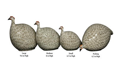 Guinea Fowl - Small - Electric Blue Speckled Black - Findlay Rowe Designs