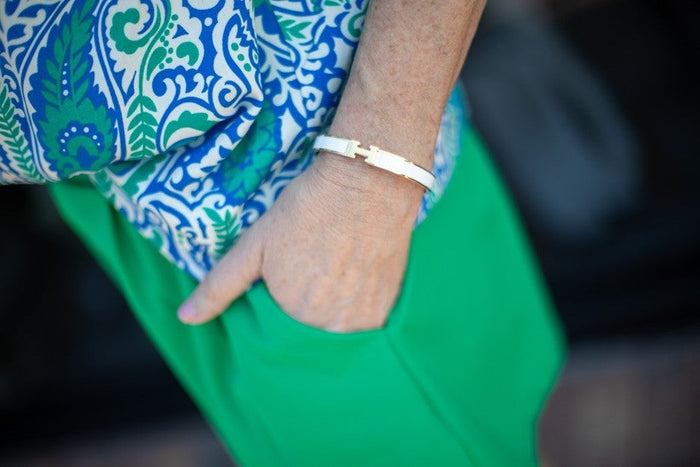 “H” Thin Bracelet (Multiple Colors)