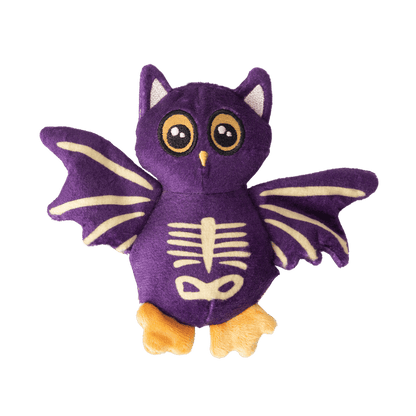 SnugArooz dog toys Halloween Baby Skel-E-Bat Purple Plush Squeak Dog Toy