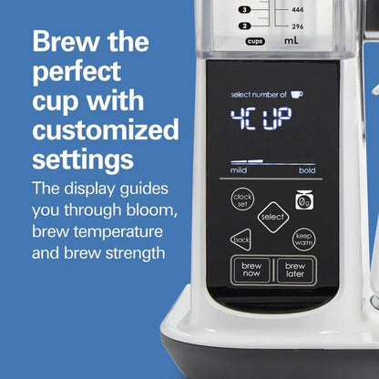HAMILTON BEACH 46700 Convenient Craft Automatic or Manual Pour Over Coffee Brewer