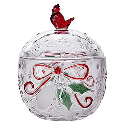 Handmade Cardinal Christmas Storage Jar Resin Molds