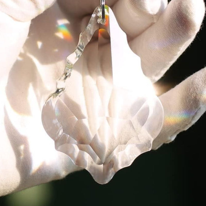 Handmade Crystal Pendant with Holes Resin Mold