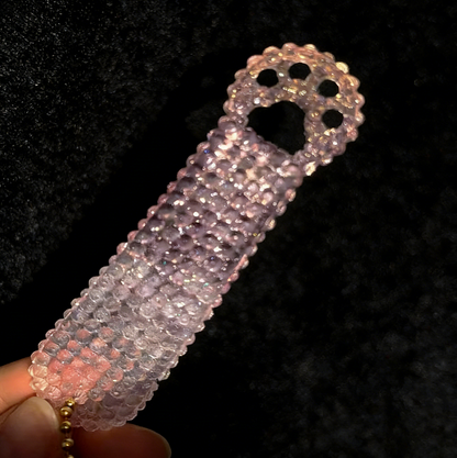 Handmade Diamond Cat Paw Bookmark Resin Mold