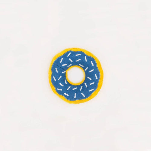 ZippyPaws dog toys Hanukkah Blue Donutz Sprinkles Squeaky Dog Toy