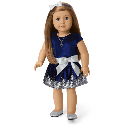 Hanukkah Celebration Outfit for 18-inch Dolls