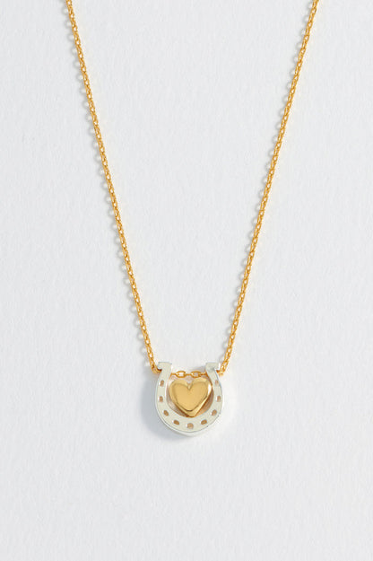 Heart and Horseshoe Necklace