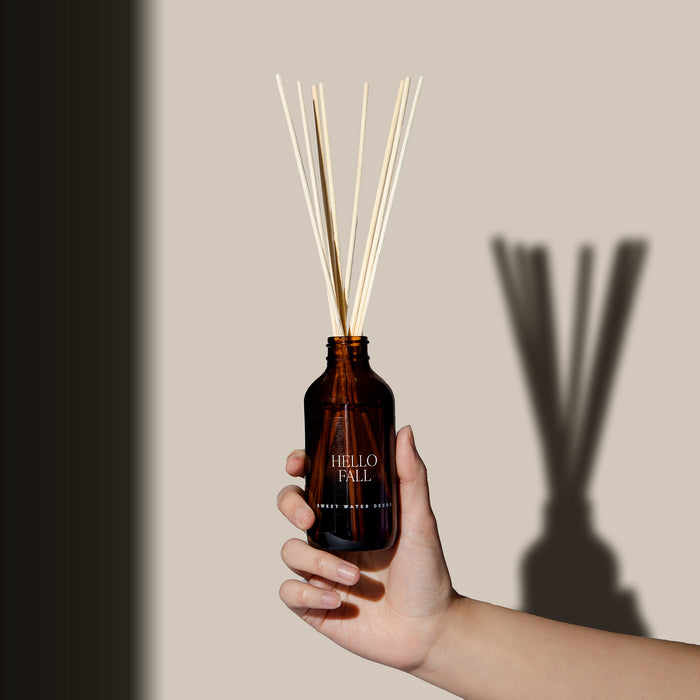 Hello Fall Amber Reed Diffuser - Sweet Water Decor - Reed Diffusers