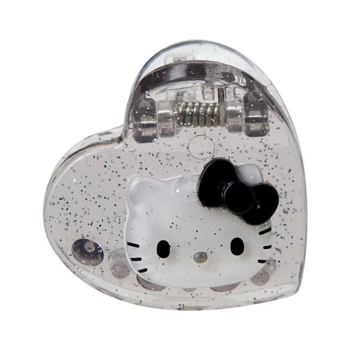 Hello Kitty 4-pc Mini Glitter Hair Clip Set (Silver) Accessory Japan Original