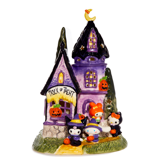 DO NOT SET LIVE - Hello Kitty and Friends Trick or Treat Ceramic Candle House Home Goods Blue Sky