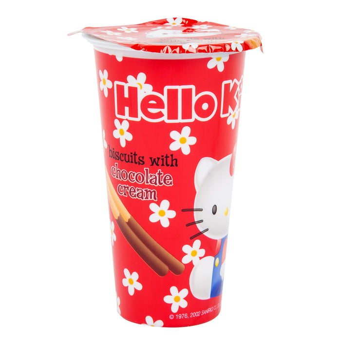 Hello Kitty Biscuit and Chocolate Dip Cup Candy - 8 Count
