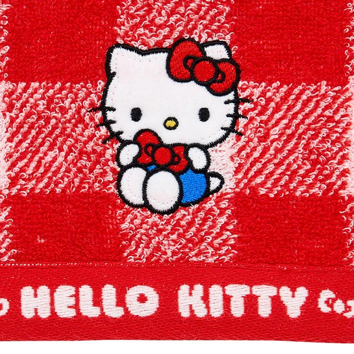 Hello Kitty Gingham Imabari Bath Towel Home Goods Japan Original