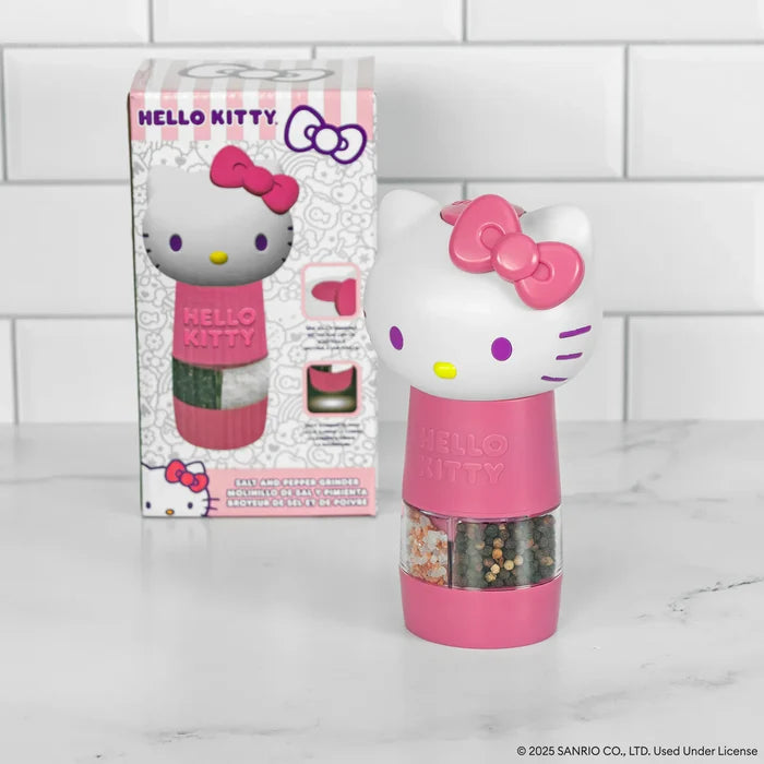 Hello Kitty One-Touch Salt & Pepper Grinder Home Goods Uncanny Brands LLC