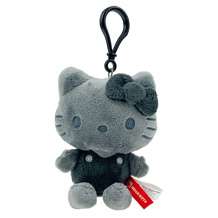 Hello Kitty Plush Mascot Clip (Ash Monochrome Series) Plush Global Original